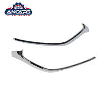 Pièces automobiles, garniture de calandre de pare-chocs avant chromée pour Mazda 2 2015 2016 2017 2018 Demio, pièces de carrosserie