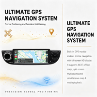 Autoradio Android 6,86 pouces pour Fiat 500 Abrath (2007-2015), CarPlay sans fil et Android Auto, navigation GPS, unité multimédia, Bluetooth