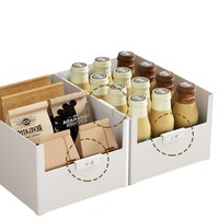 Boîte de rangement rectangulaire empilable en plastique moulé par injection pour bureau, bac à collation, organisateur de rangement, boîte de tri de riz japonaise
