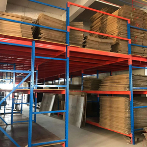 Barandilla sándwich de acero personalizada con escaleras, plataforma de ático de almacén industrial