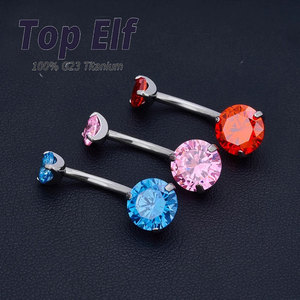 Set di <span class=keywords><strong>Piercing</strong></span> all'<span class=keywords><strong>Ombelico</strong></span> in Titanio G23 con Pietre Colorate, Gioielli per <span class=keywords><strong>Piercing</strong></span> all'<span class=keywords><strong>Ombelico</strong></span> Placcati <span class=keywords><strong>Argento</strong></span> 10mm - Product Image 3