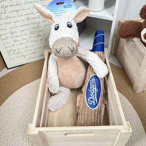 Jouet sonore personnalisé pour chien en peluche, en forme de batte de baseball et d'<span class=keywords><strong>âne</strong></span>, pour grands chiens - Jouet sonore à mordre - Product Image 3