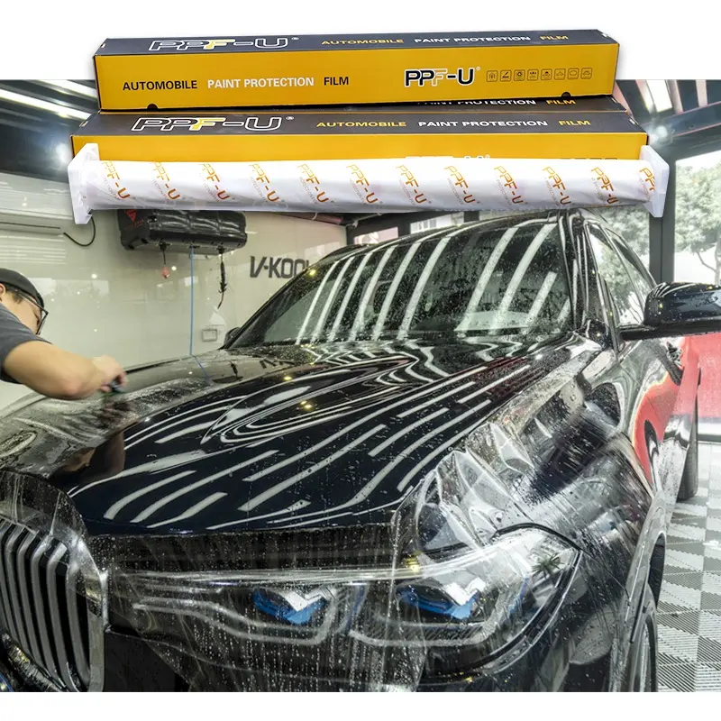 Ppf Covering Film clear Car Covering Film Black Auto Easy Removable Ppf Film Paint Protection Scratch Self-healing