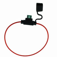 Penjualan yang baik otomotif tempat Sekring tahan air UL1007 22AWG Inline ATC ATO Standard/Mini Auto sekering kawat Harness untuk listrik