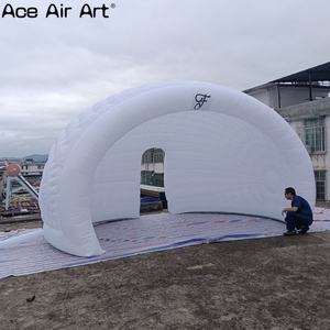 Dôme gonflable de tente extérieure géante, tente de mariage gonflable pour fêtes et événements, tente <span class=keywords><strong>Luna</strong></span> Demi-dôme gonflable brillant - Product Image 4