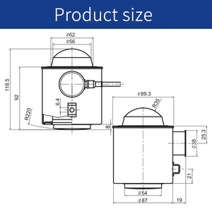Celda de Carga para Básculas de Camiones Minebea Intec PR6221 12.5t/20t/25t/30t/50t/60t/75t C3 C3E - Product Image 4
