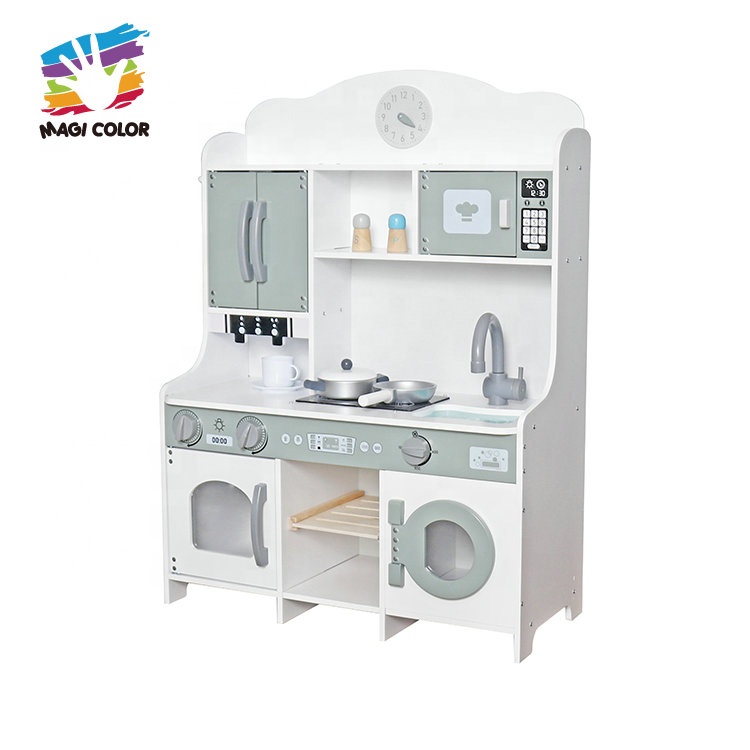 Новый дизайн, Детский комплект для ролевых игр, игрушки, Имитация деревянной кухни, W10C738