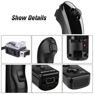 Telecomando Wireless 2 <span class=keywords><strong>in</strong></span> 1 con Nunchuck per <span class=keywords><strong>Wii</strong></span> <span class=keywords><strong>U</strong></span>, Gamepad di Alta Qualità con Motion Plus Integrato per Accessori Giochi <span class=keywords><strong>Wii</strong></span> - Product Image 6