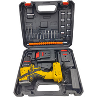 Ensemble de perceuse sans fil au lithium-ion 21V; Perceuse sans fil haute puissance et visseuse à chocs combinées, couple extra-fort pour la fabrication