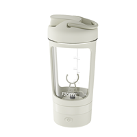 Mélange efficace pour poudres et compléments alimentaires, shaker automatique portable pour protéines avec un couvercle hermétique et anti-fuite