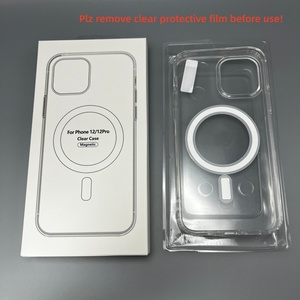 Funda Magnética Transparente de TPU + Acrílico, Estilo Oficial, al Mejor <span class=keywords><strong>Precio</strong></span>, para <span class=keywords><strong>iPhone</strong></span> <span class=keywords><strong>11</strong></span>, 17, 15 Pro Max, Samsung S26 Plus, S25 Ultra - Product Image 3