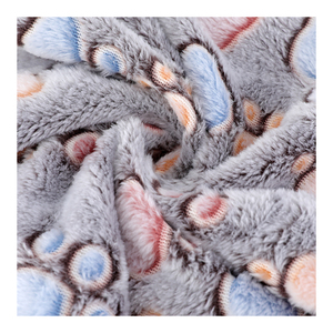 Barato al por mayor estampado de leopardo Super suave 100% poliéster cómodo franela tela polar para manta de bebé - Product Image 1