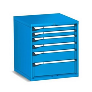 Fami Master Key Comfort <b>Drawer</b> Cabinet 6 <b>Drawers</b> 714x726x800 Mm Pure White Ral9010 <b>Tool</b> Storage - Product Image 2