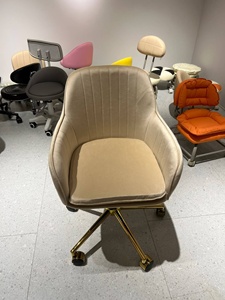 Nordic Luxury Swivel Desk <b>Chair</b> with Light Wheelchair Technology Computer Lift <b>Chair</b> <b>Study</b> Sedentary Backrest Fabric Material - Product Image 1
