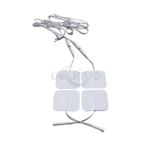 Patchs électro-stimulants adhésifs pour soulager la douleur, électrodes de massage, mini patchs en gel Tens, électrodes en caoutchouc Ems, électrodes Tens PIN 5x5cm - Product Image 2