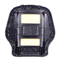 Coussin de dossier de siège universel noir en PVC imperméable de remplacement pour tracteur, chariot élévateur, camion, SUV - Vente en gros KL Seating