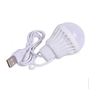 USB LED Night Lights Portable Lamp 3W 5W 7W Hiking Camping Tent Travel Bulbs Power Bank Notebook Reading Lights