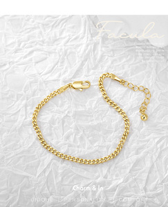 2024 Popular Trendy Brass <b>Bracelet</b> Exquisite 18k PVD Gold Plated Geometric Shape Light Luxury Thin <b>Copper</b> Alloy Unisex Jewelry - Product Image 5