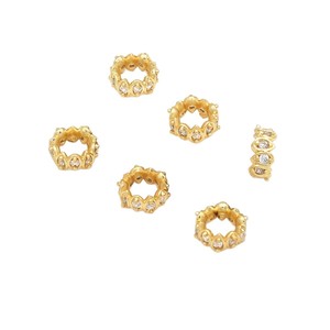 14k gold-plated zircon marquise spacer <b>beads</b> DIY jewelry accessories wholesale bracelet necklace <b>bead</b> material loose <b>beads</b> C45 - Product Image 5