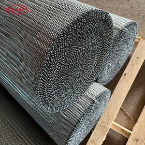 Tapis roulants en treillis métallique tissé sur mesure de haute qualité en acier inoxydable 304 à maillons pour la congélation rapide des fruits de mer en usine de transformation des produits de la mer - Product Image 4