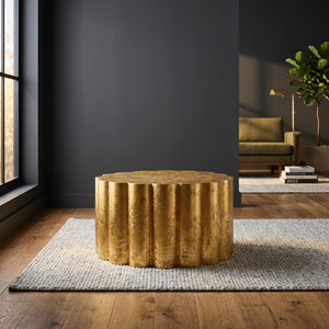 OEM Customize S.A.F Exports Contemporary <b>Gold</b> Brass Finish Coffee <b>Table</b> in Metal Modern Decorative Living Room Furniture - Product Image 2