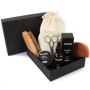 Wholesale Stable Supply Beard Growth Kit Gift For Men Relieve Itching Perfect Conditioner Beard Care