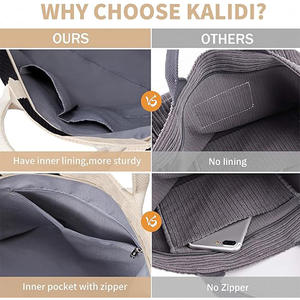 人気のコーデュロイレディースリングバッグカジュアルショルダートートバッグ女性用レオパードクロスボディメッセンジャースリング調整可能なストラップ付き女性用 - Product Image 6