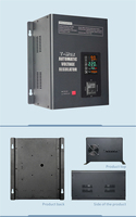 Stabilisateur de tension automatique monophasé 15 kVA, moteur servo AVR, cuivre SVC, affichage numérique, efficacité 96 %, CE, 50/60 Hz