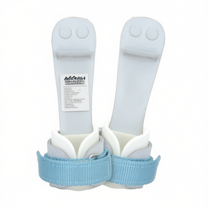 Poignées de gymnastique en cuir, gants d'haltérophilie, sangles résistantes, poignées MISHA Sports & Fitness PK, Logo personnalisé - Product Image 1