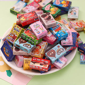 <span class=keywords><strong>Maison</strong></span> de jeu alimentaire DIY pour enfants avec mini-machine à poupées et accessoires de bijoux, boîte à collation en bois de simulation, magasin de proximité - Product Image 1