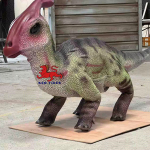 Alta tecnologia Parasaurolophus Prop per <span class=keywords><strong>parco</strong></span> <span class=keywords><strong>divertimenti</strong></span> personalizzabile dinosauro robotico <span class=keywords><strong>con</strong></span> funzioni da passeggio e ruggenti - Product Image 1