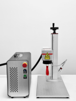 Machine de gravure laser couleur JPT 60W pour bijoux, acier, métal, aluminium, titane, cuivre, machines de marquage laser à fibre