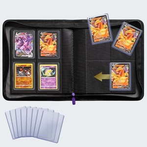 Álbum de <span class=keywords><strong>Fotos</strong></span> de Cuero PU Personalizado al por Mayor, con 9 Bolsillos para Tarjetas, Cosido con Hilo <span class=keywords><strong>Tradicional</strong></span> Chino, Capacidad para 100-200 <span class=keywords><strong>Fotos</strong></span> - Product Image 3