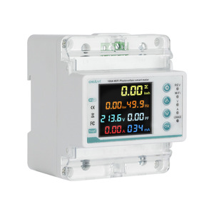 Chliyi 100A Single Phase Smart Energy Meter WiFi Tuya Display LCD Photovoltaic Power Monitor - Product Image 2