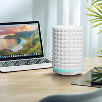 SCENTCARES Céramique Pierre Aromathérapie Huile Essentielle Parfum Parfum Nébuliseur Air Aroma LED Humidificateur Diffuseur Machine