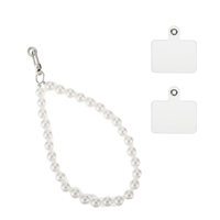Pendentif de téléphone portable personnalisé en perles de mode avec porte-clés, chaîne de poignet pour femme, chaîne de téléphone portable mignonne