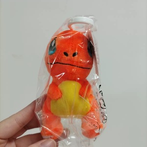 Llavero de peluche clásico de Pokémon de 4 pulgadas, con lindos Pikachu, Squirtle, Bulbasaur y <span class=keywords><strong>Charmander</strong></span>, colgante para <span class=keywords><strong>mochila</strong></span> y muñeco de máquina de garras - Product Image 5