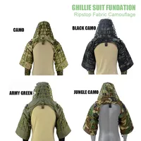 Tenue de camouflage tactique 3D pour adulte, type Ghillie, pour l'observation des oiseaux, la chasse, la photographie de la faune et les jeux CS