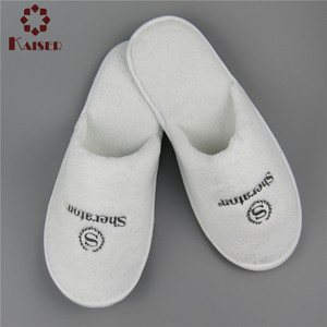 Pantofole usa e getta <span class=keywords><strong>in</strong></span> cotone di lino per Hotel di lusso disegni di moda di alta qualità Logo personalizzato <span class=keywords><strong>vendita</strong></span> all'ingrosso - Product Image 4