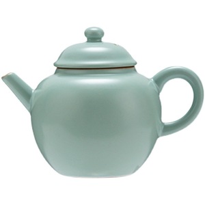 Tianqing Ru Kiln Teapot Porcelain Round With Lid Kung Fu <b>Tea</b> <b>Set</b> Gift Occasion - Product Image 5