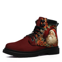 Bottes Martin décontractées personnalisées pour hommes et femmes en cuir microfibre avec design graphique, chaussures de marche à faible MOQ pour le commerce B2B