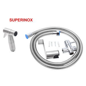 <span class=keywords><strong>Kit</strong></span> de douche hydromassante SUPERINOX en acier inoxydable avancé avec fonction d'arrêt pour le contrôle de l'eau - Product Image 1