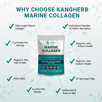 Kangherb – Vente en gros de peptides de collagène hydrolysés personnalisés pour le soutien des articulations et des os, poudre de collagène marin pour les marques de beauté et de bien-être