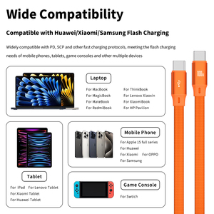 Cable USB C Magnético Plano <span class=keywords><strong>de</strong></span> 100W con E-Marker, Carga Rápida y Sin Enredos - Product Image 3
