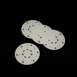 Pengeboran Laser 96% keramik aluminium Disk Wafer substrat cakram Alumina elektronik