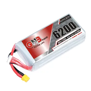 GNB GAONENG 6200mAh 6S 22.2V 60C 120C XT60 RC LiPo बैटरी एयर प्लेन ड्रोन हाई डिस्चार्ज C रेटिंग परफॉर्मेंस हेलीकॉप्टर