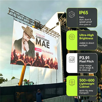 Vente d'usine P3.91 P4.81Giant extérieur étanche Nova LED écran mur panneau vidéo LED affichage utilisé pour la scène de fond de Concert