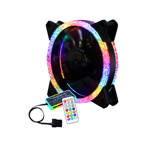 Aigo — boîtier ventilateur <span class=keywords><strong>silencieux</strong></span> 12V DC, 120mm, avec télécommande RGB, pour refroidissement d'ordinateur - Product Image 1