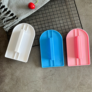 Lisseur à crème pour gâteaux avec poignée, pour fondant et crème au beurre, outil de pâtisserie pour le nivellement des gâteaux, spatule de finition - Product Image 2