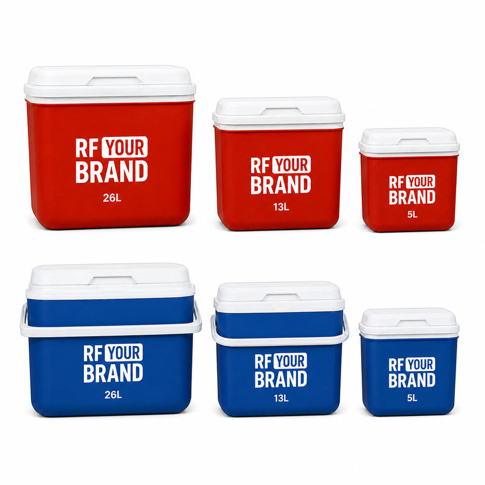 Custom Logo Printed Insulated Cooler Box Hard Ice Chest Picnic Food ...